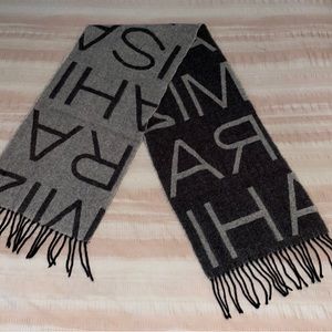Isaac Mizrahi Cashmere Gray Scarf